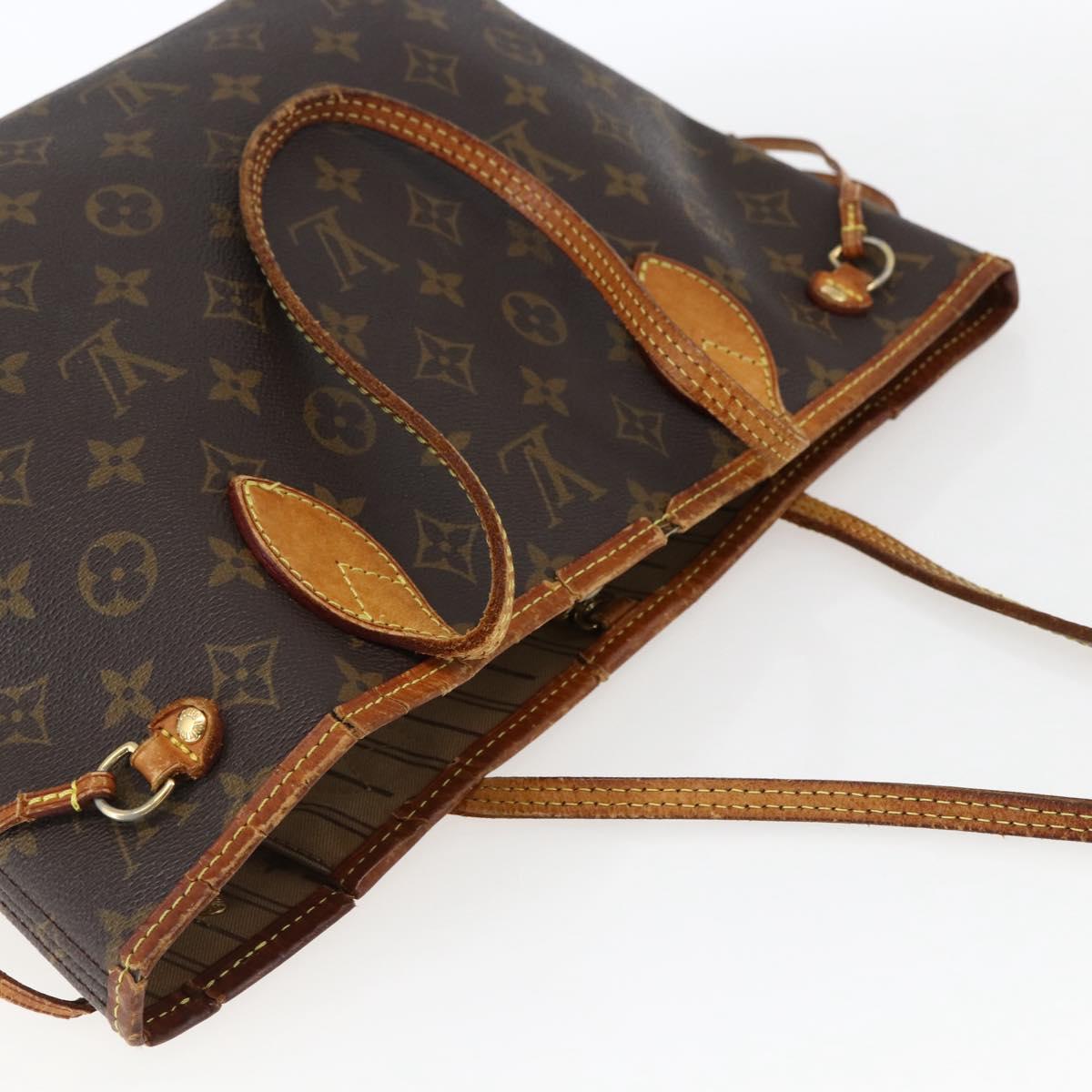 LOUIS VUITTON Monogram Neverfull PM Tote Bag M40155 LV Auth 173588A