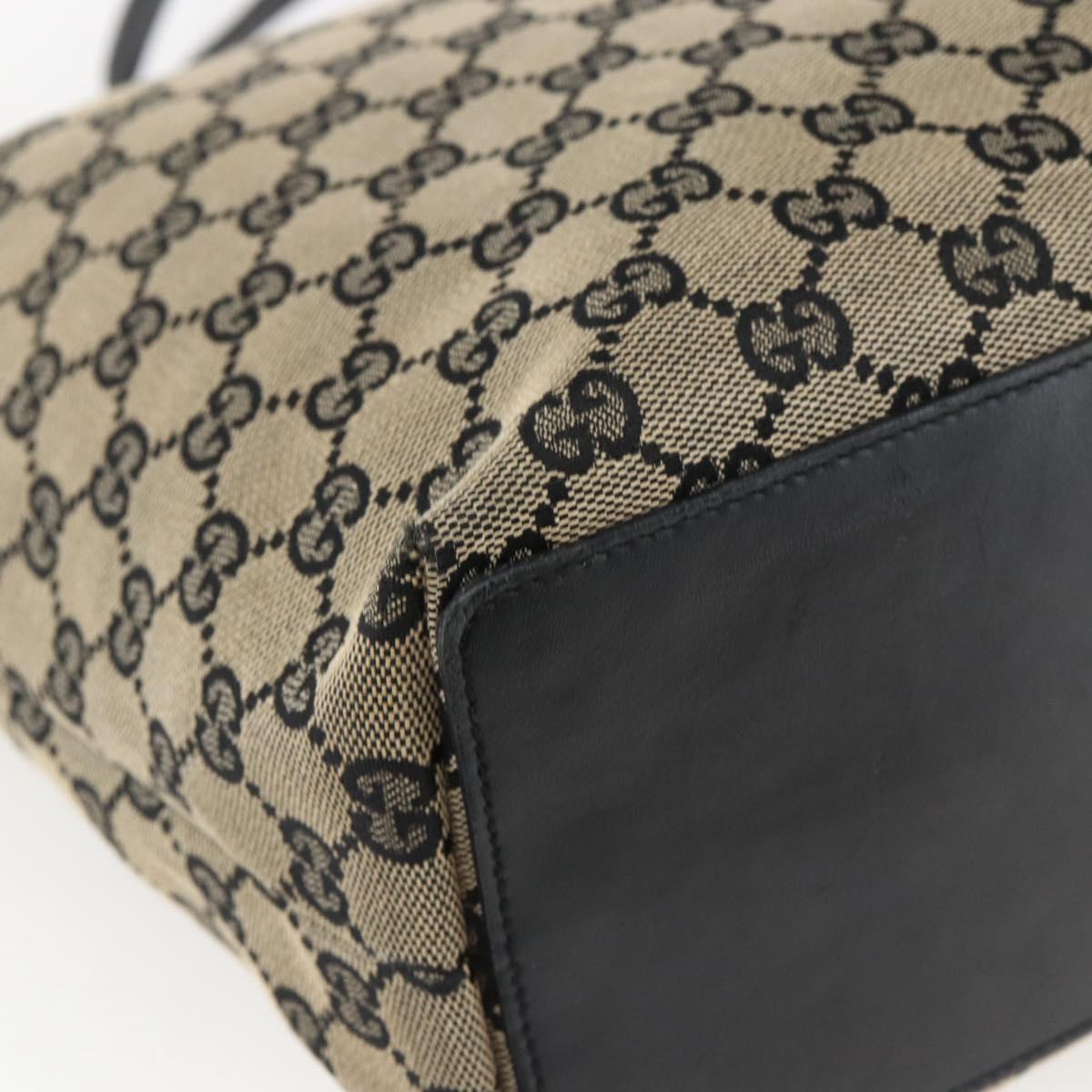 GUCCI GG Canvas Tote Bag Beige Gold 002 1098 Auth 173589