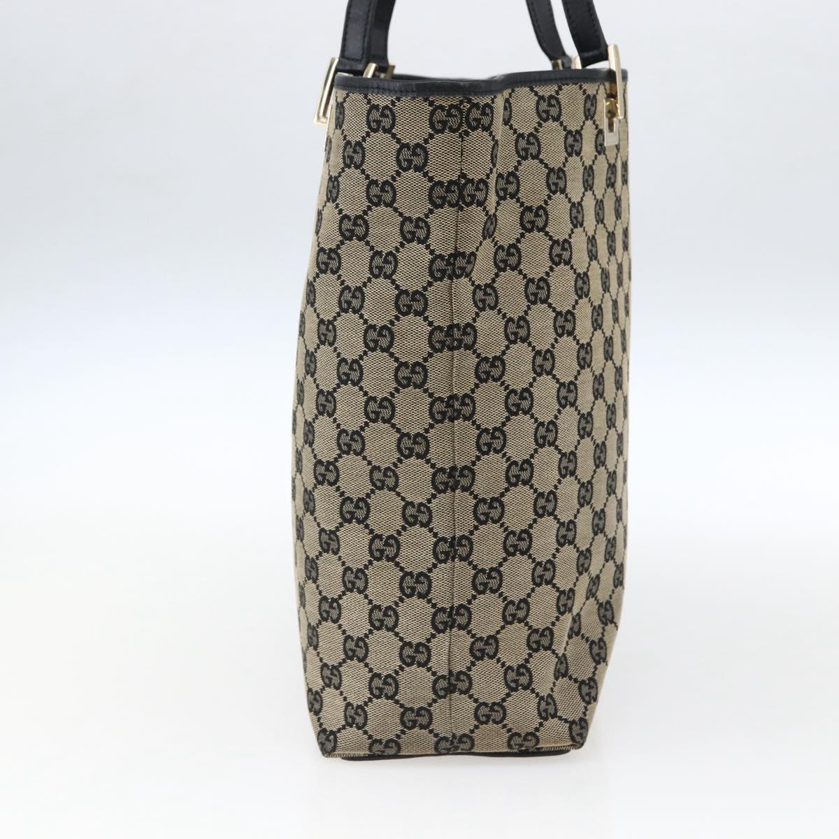 GUCCI GG Canvas Tote Bag Beige Gold 002 1098 Auth 173589