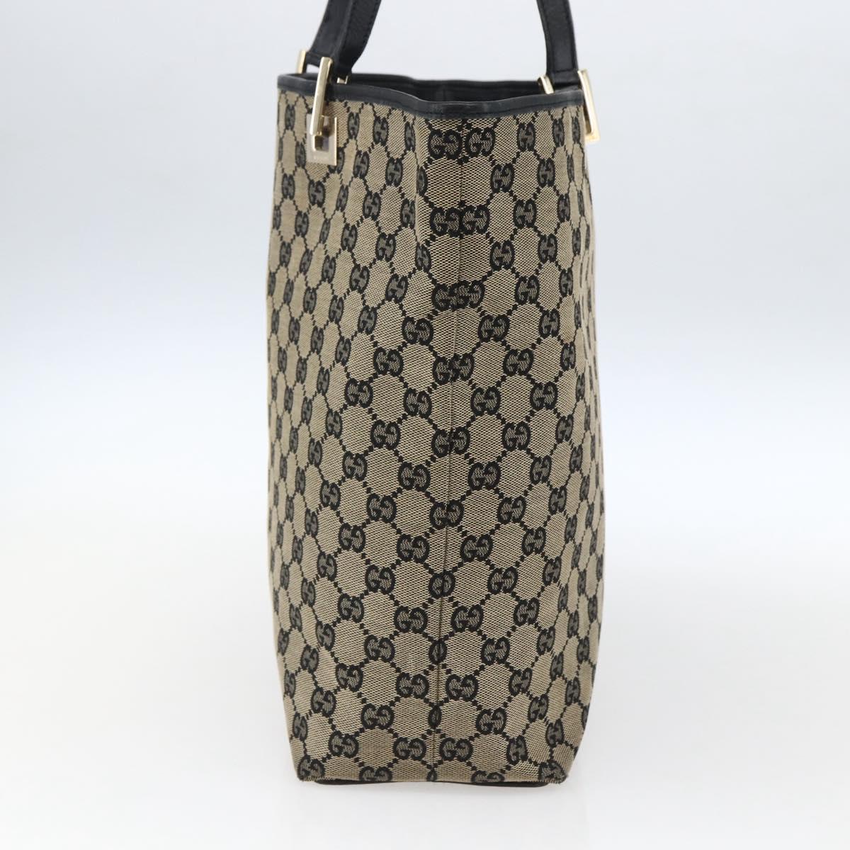 GUCCI GG Canvas Tote Bag Beige Gold 002 1098 Auth 173589
