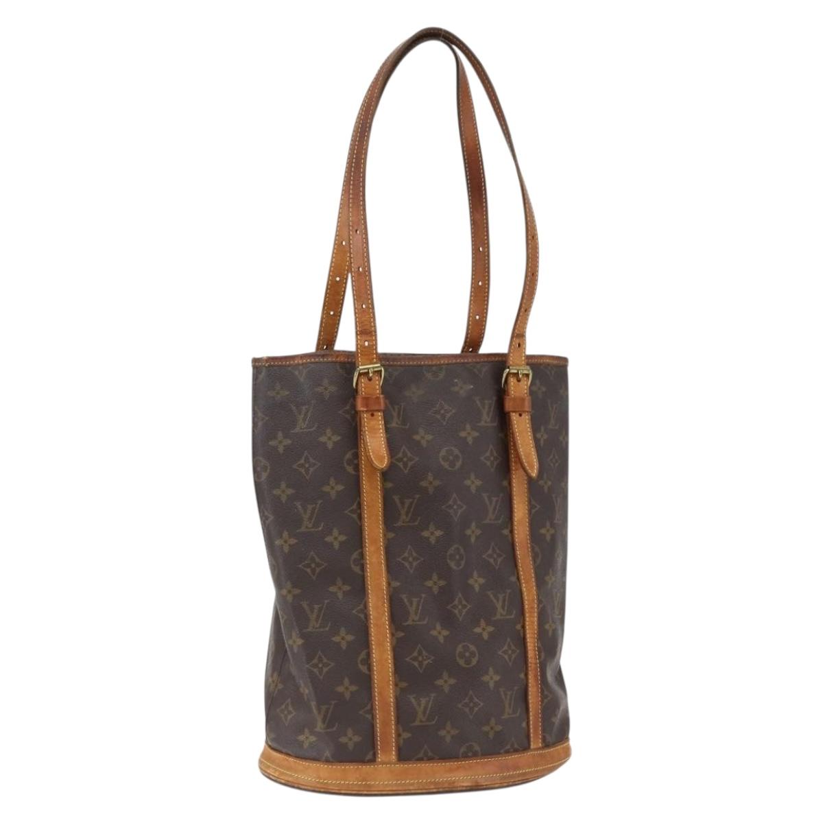 LOUIS VUITTON Monogram Bucket GM Shoulder Bag M42236 LV Auth 173591