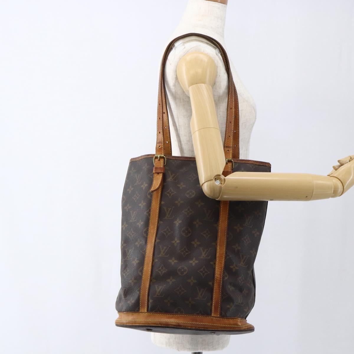 LOUIS VUITTON Monogram Bucket GM Shoulder Bag M42236 LV Auth 173591