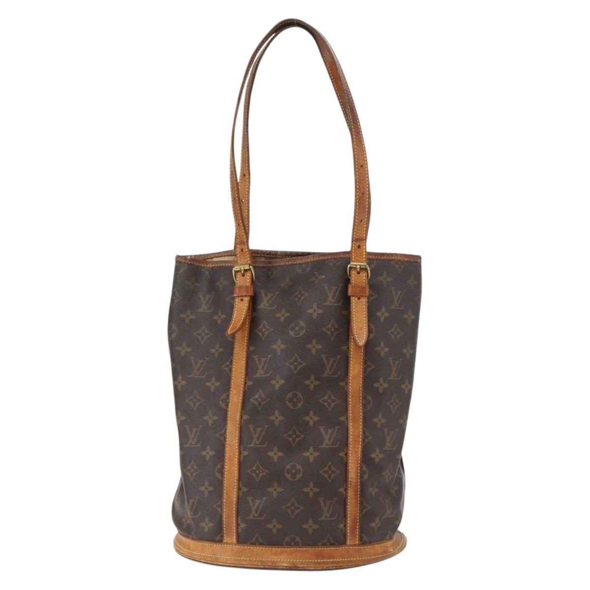 LOUIS VUITTON Monogram Bucket GM Shoulder Bag M42236 LV Auth 173591