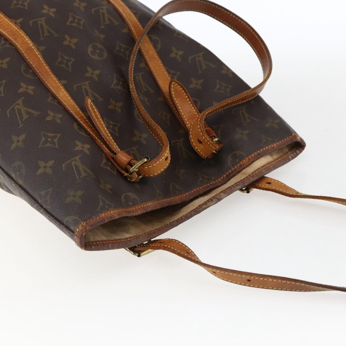 LOUIS VUITTON Monogram Bucket GM Shoulder Bag M42236 LV Auth 173591