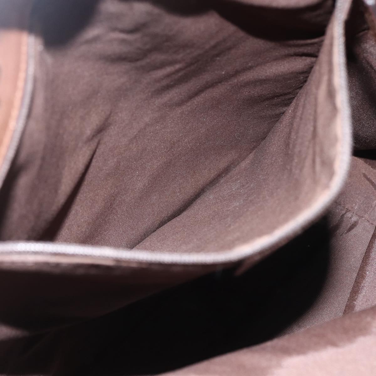 GUCCI GG Canvas Tote Bag Brown Gold 002 1098 Auth 173601