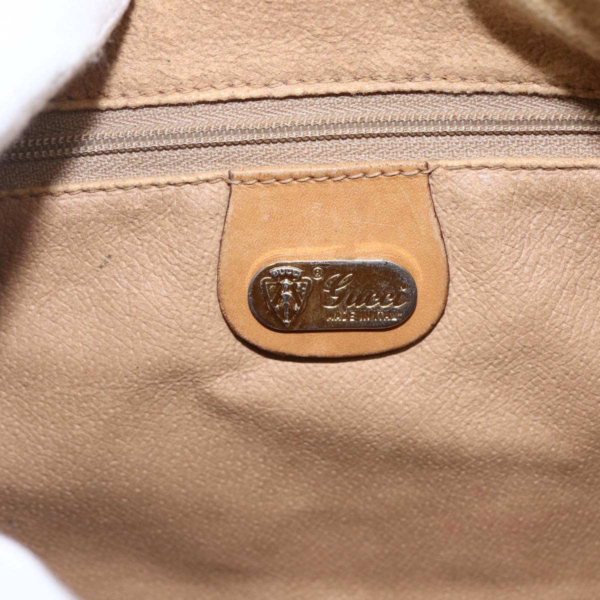 GUCCI Micro GG Supreme Web Sherry Line Bag PVC Beige 002 58 4422 Auth 173627