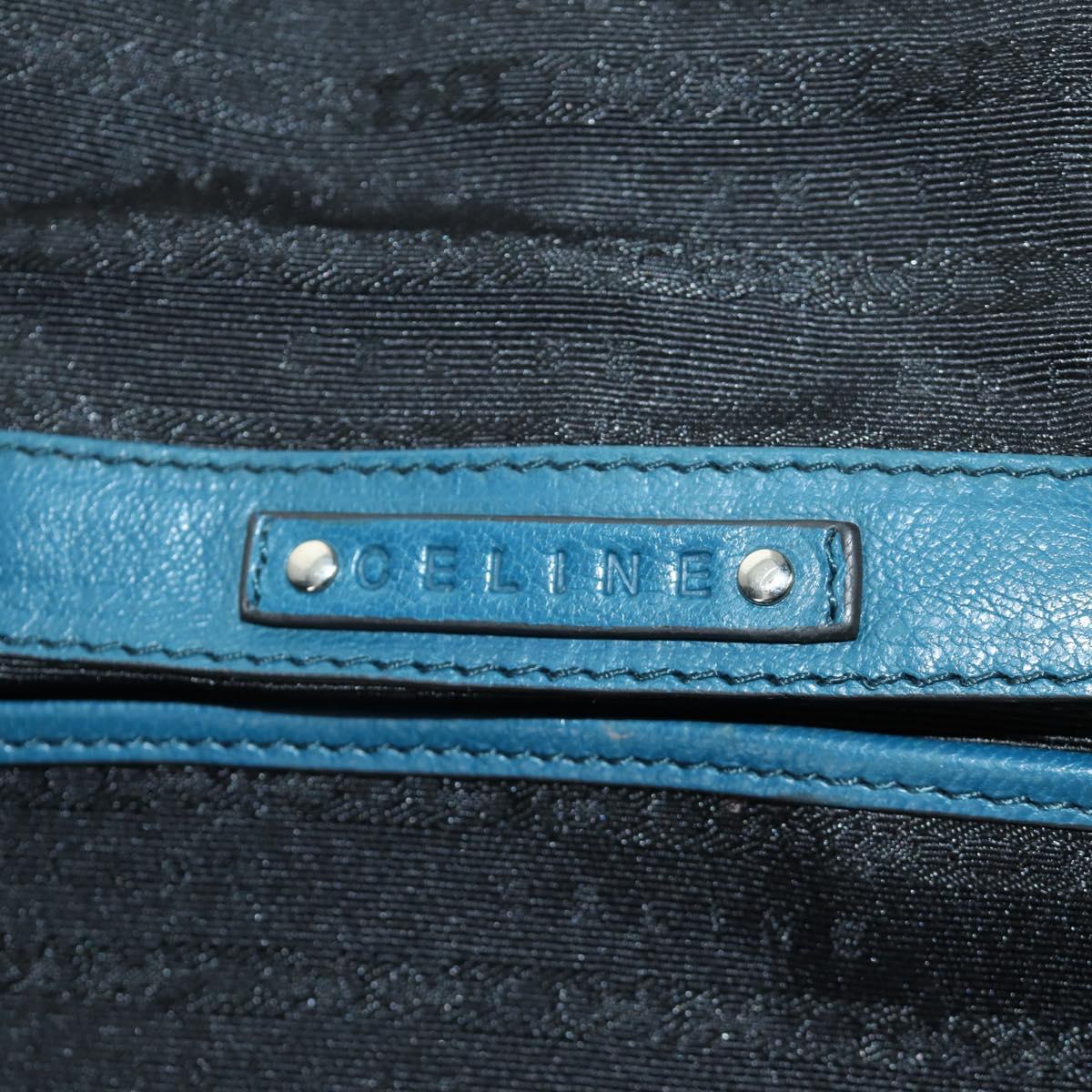 CELINE Shoulder Bag Leather Multicolor Silver Auth 173632V