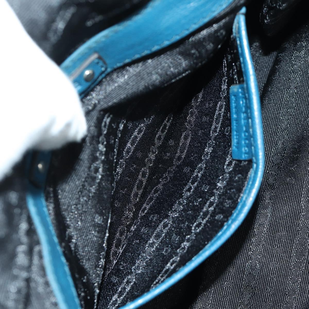 CELINE Shoulder Bag Leather Multicolor Silver Auth 173632V