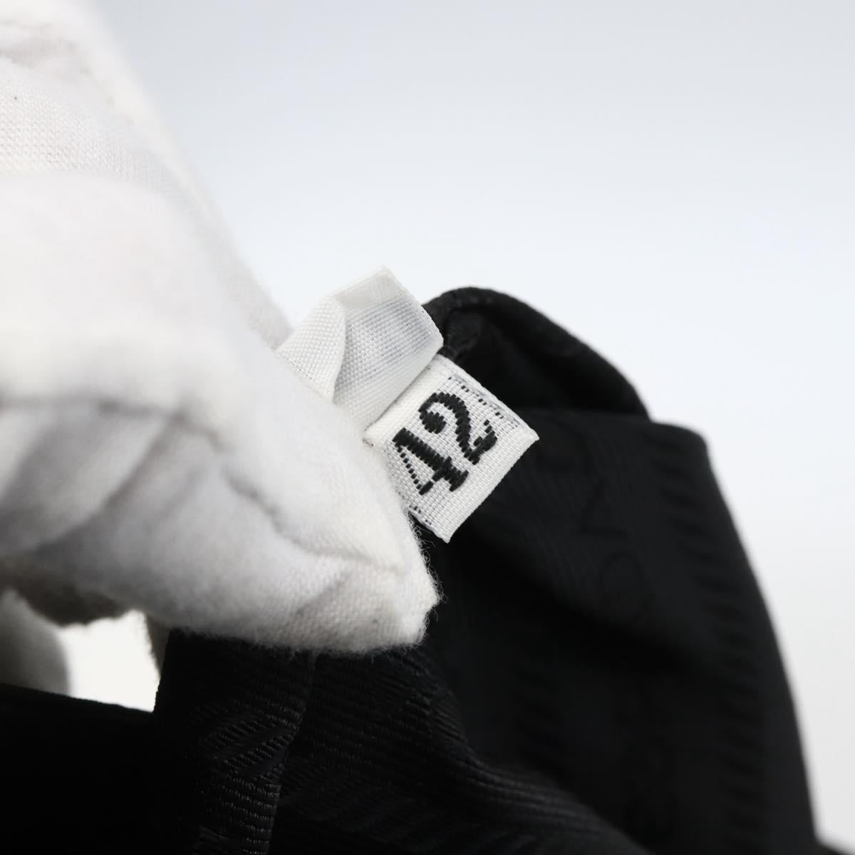 PRADA Shoulder Bag Nylon Leather Khaki Auth 173639