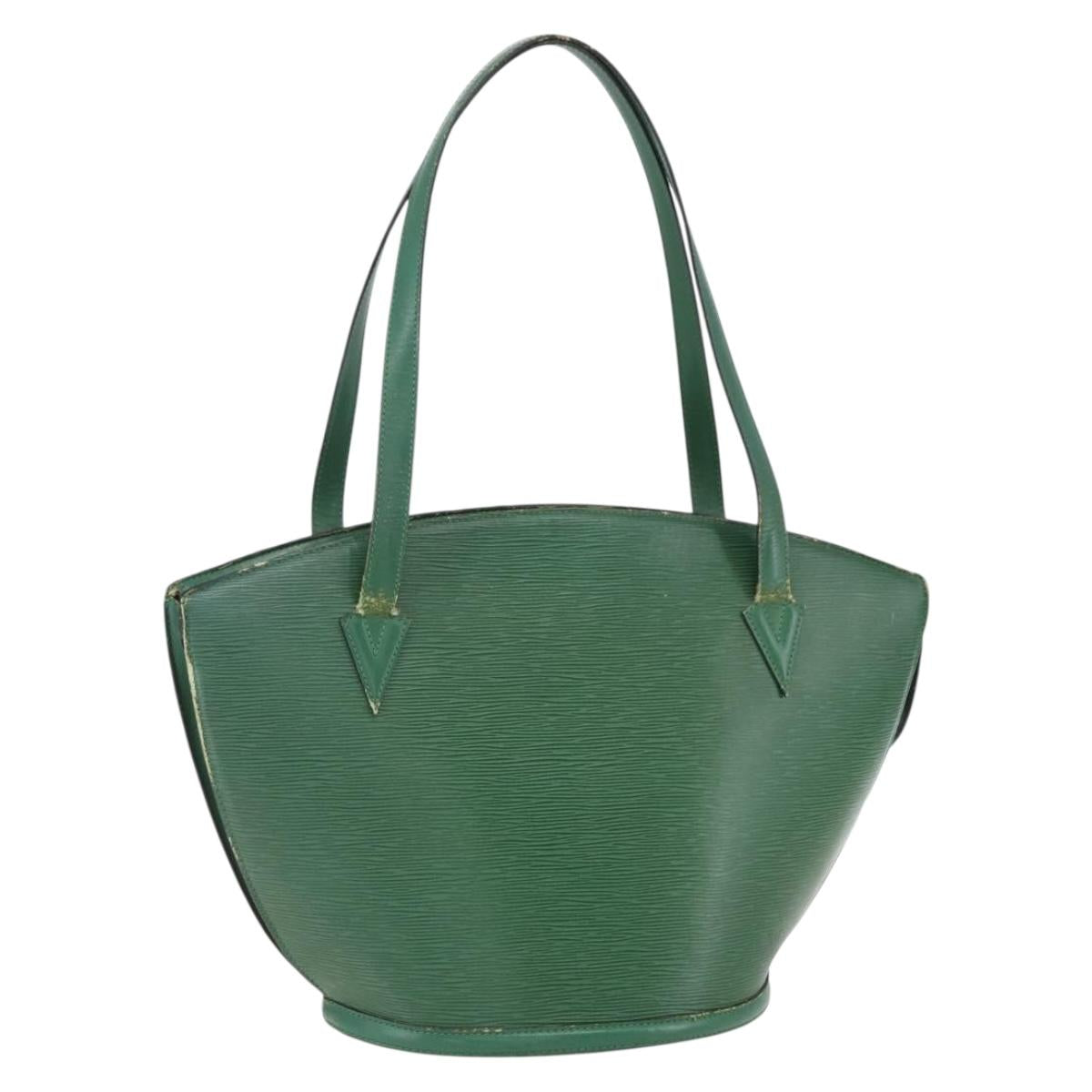 LOUIS VUITTON Epi Saint Jacques Shopping Bag Green M52274 LV Auth 173655