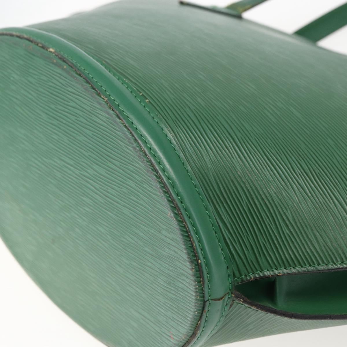 LOUIS VUITTON Epi Saint Jacques Shopping Bag Green M52274 LV Auth 173655