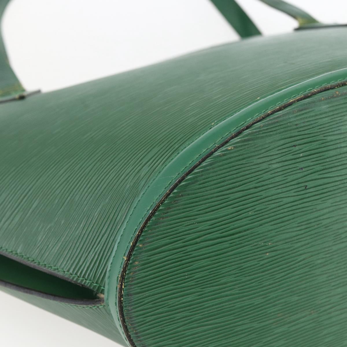 LOUIS VUITTON Epi Saint Jacques Shopping Bag Green M52274 LV Auth 173655