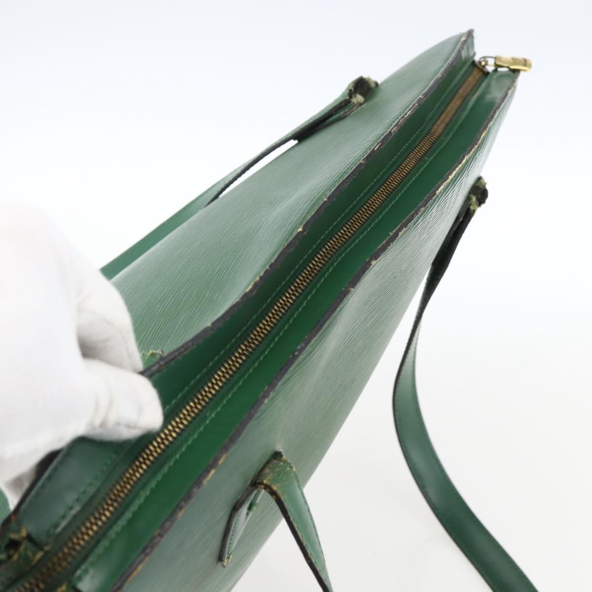 LOUIS VUITTON Epi Saint Jacques Shopping Bag Green M52274 LV Auth 173655