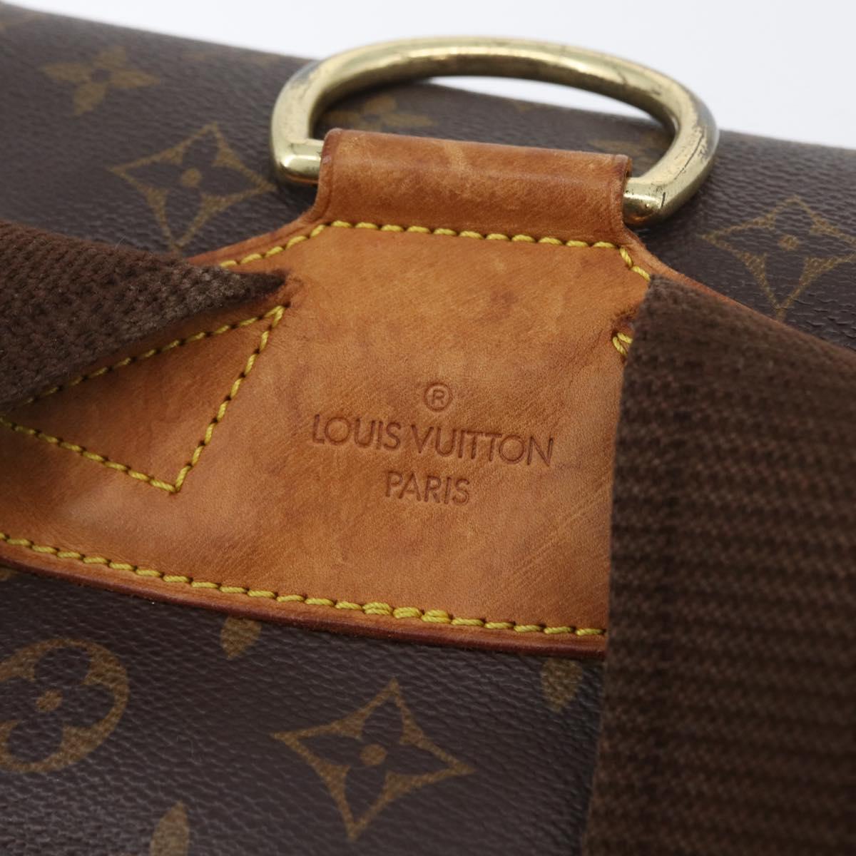 LOUIS VUITTON Monogram Montsouris GM Backpack M51135 LV Auth 173661