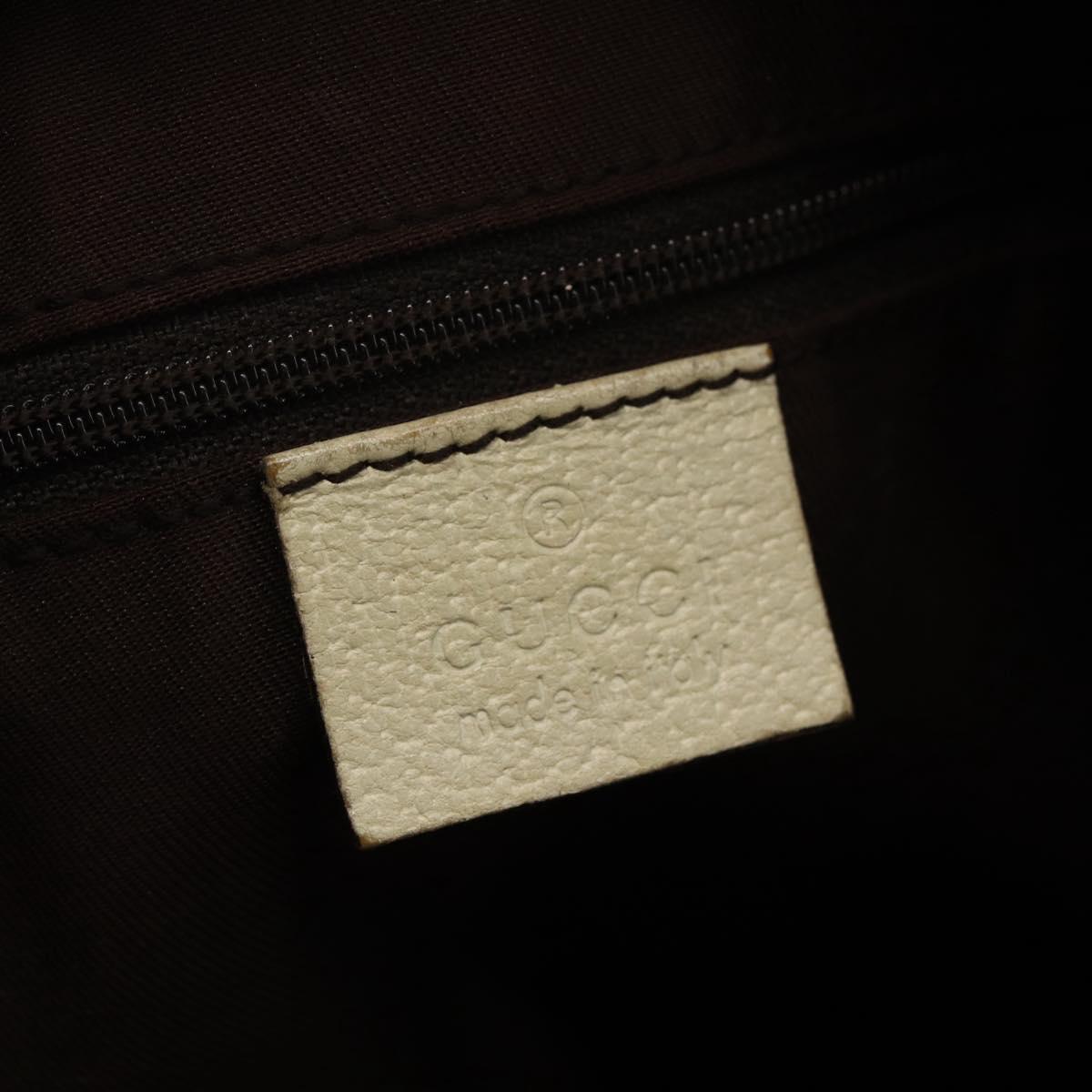 GUCCI GG Canvas Abbey Tote Bag Beige Gold 141470 Auth 173665