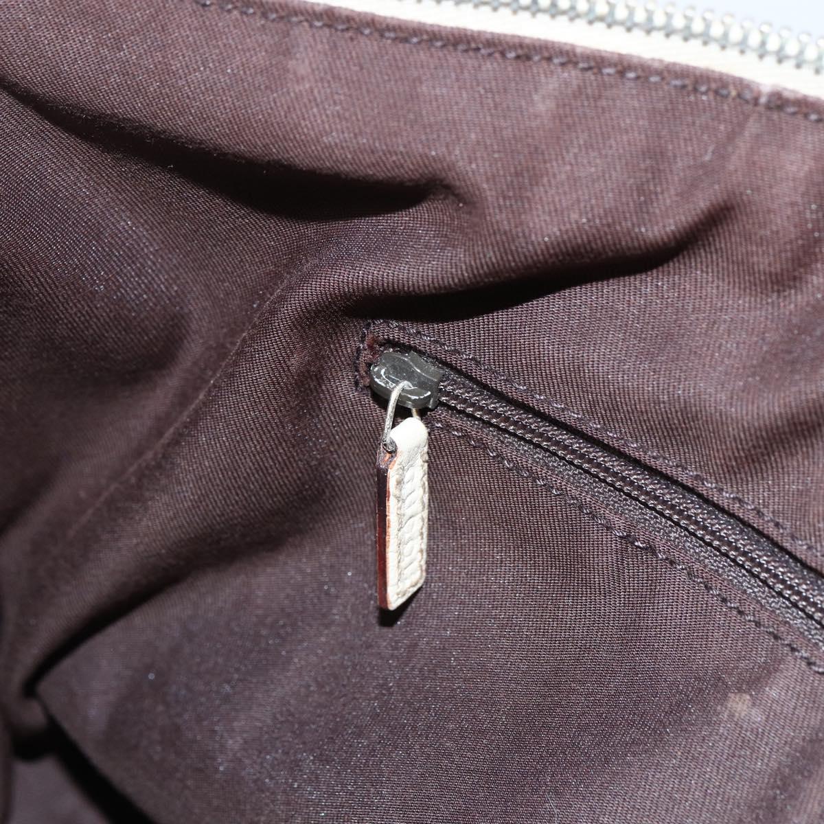 GUCCI GG Canvas Abbey Tote Bag Beige Gold 141470 Auth 173665