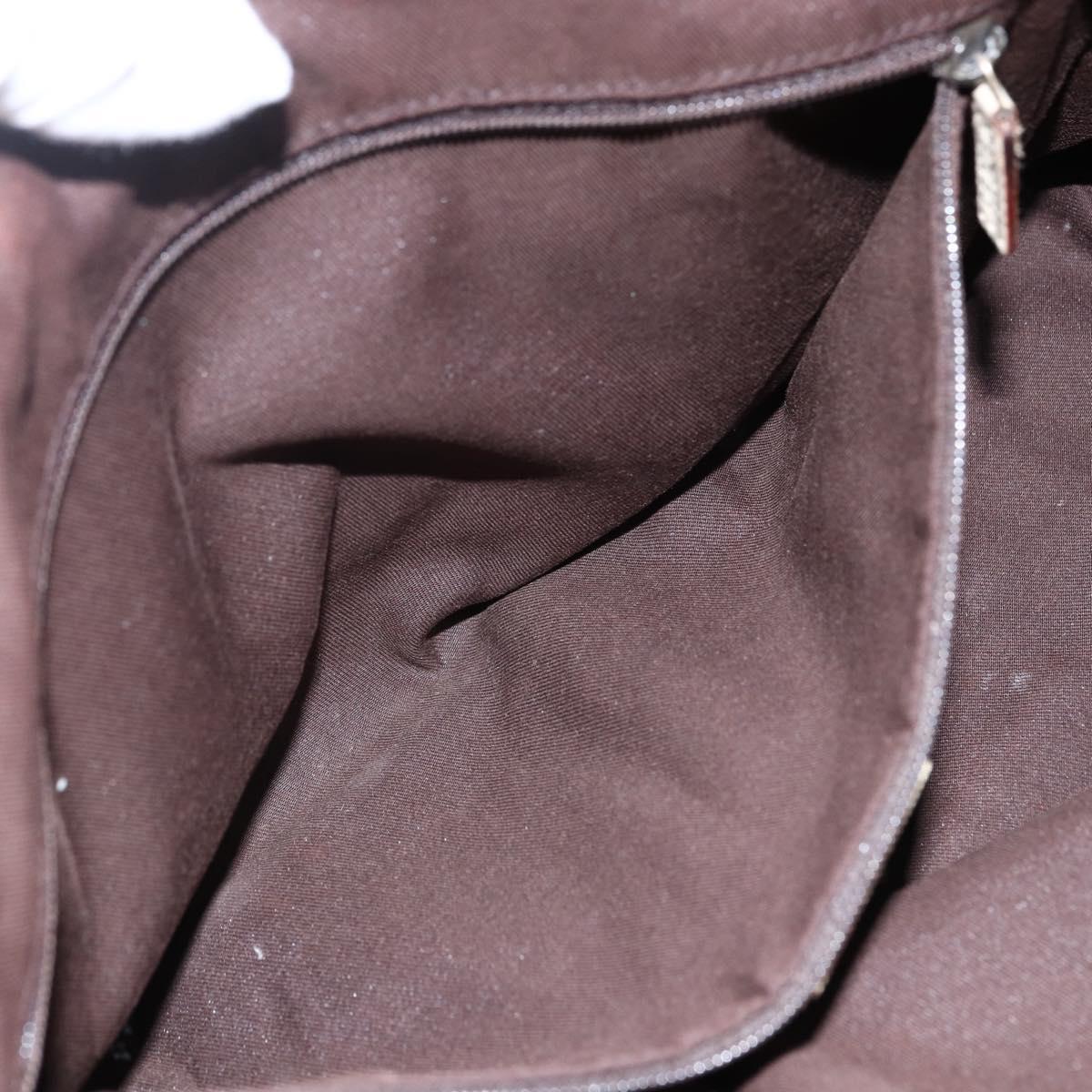 GUCCI GG Canvas Abbey Tote Bag Beige Gold 141470 Auth 173665