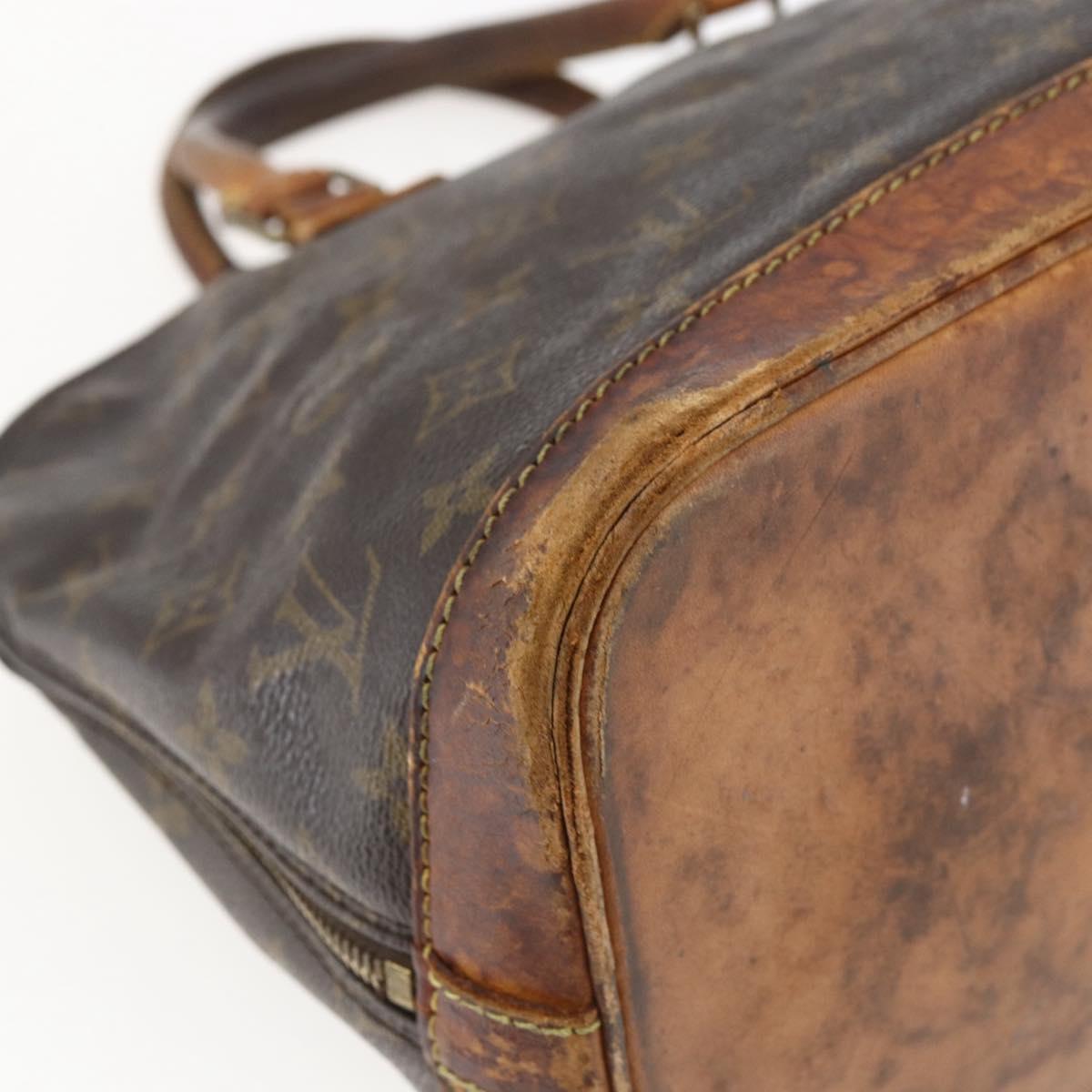 LOUIS VUITTON Monogram Alma Hand Bag M51130 LV Auth 173673