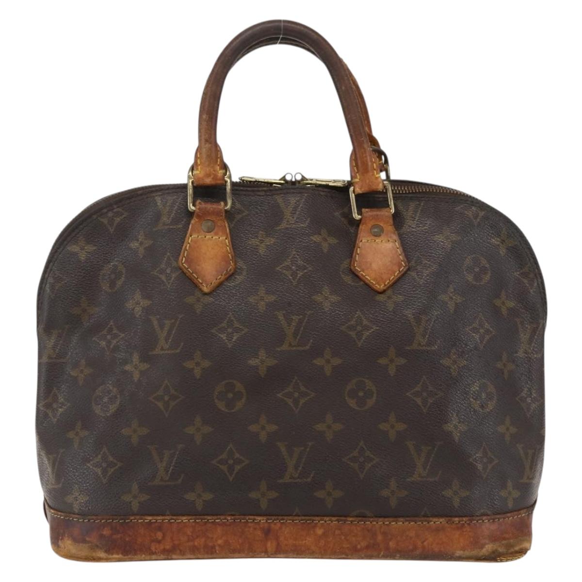LOUIS VUITTON Monogram Alma Hand Bag M51130 LV Auth 173673