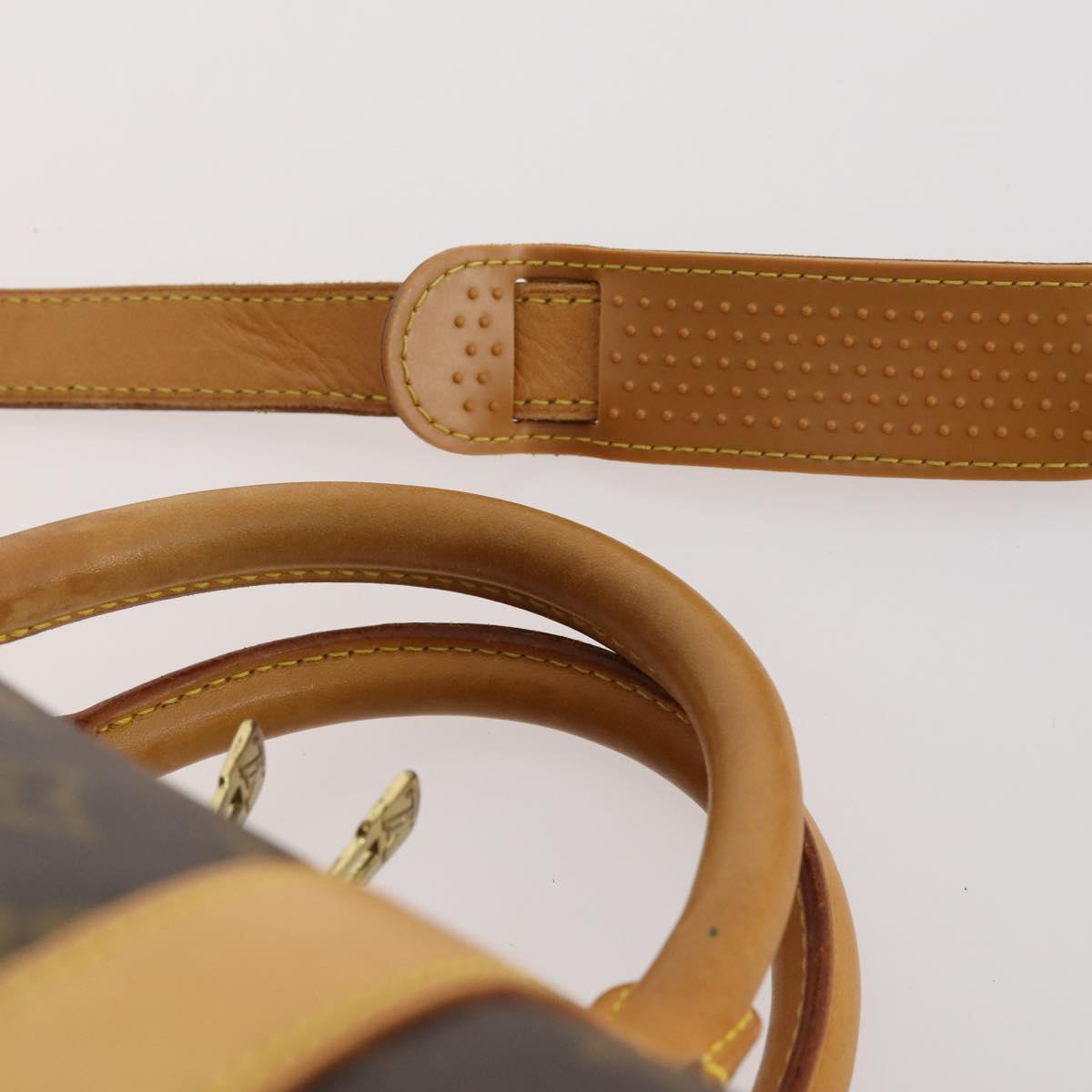 LOUIS VUITTON Monogram Keepall Bandouliere 60 Boston Bag M41412 LV Auth 173680