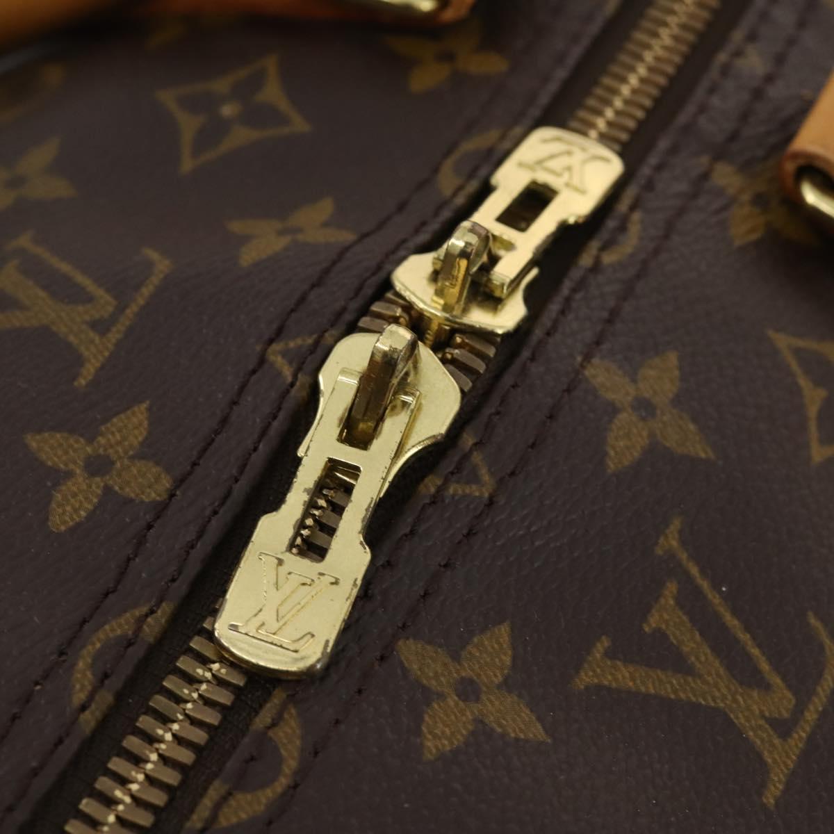 LOUIS VUITTON Monogram Keepall Bandouliere 60 Boston Bag M41412 LV Auth 173680