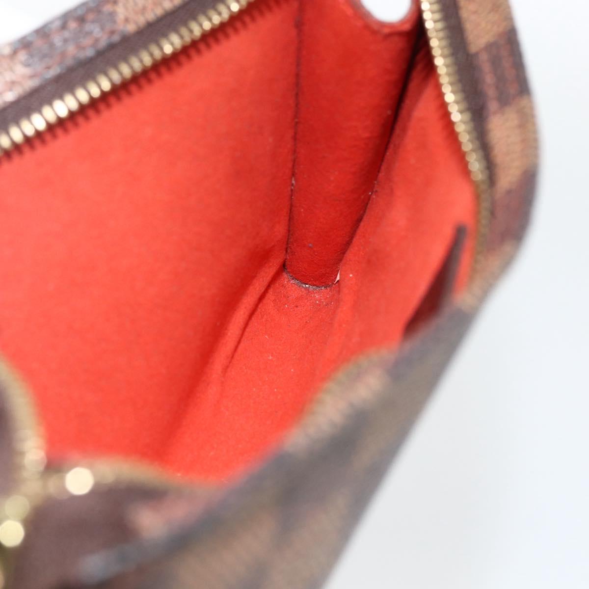 LOUIS VUITTON Damier Ebene Marais Pouch LV Auth 173717