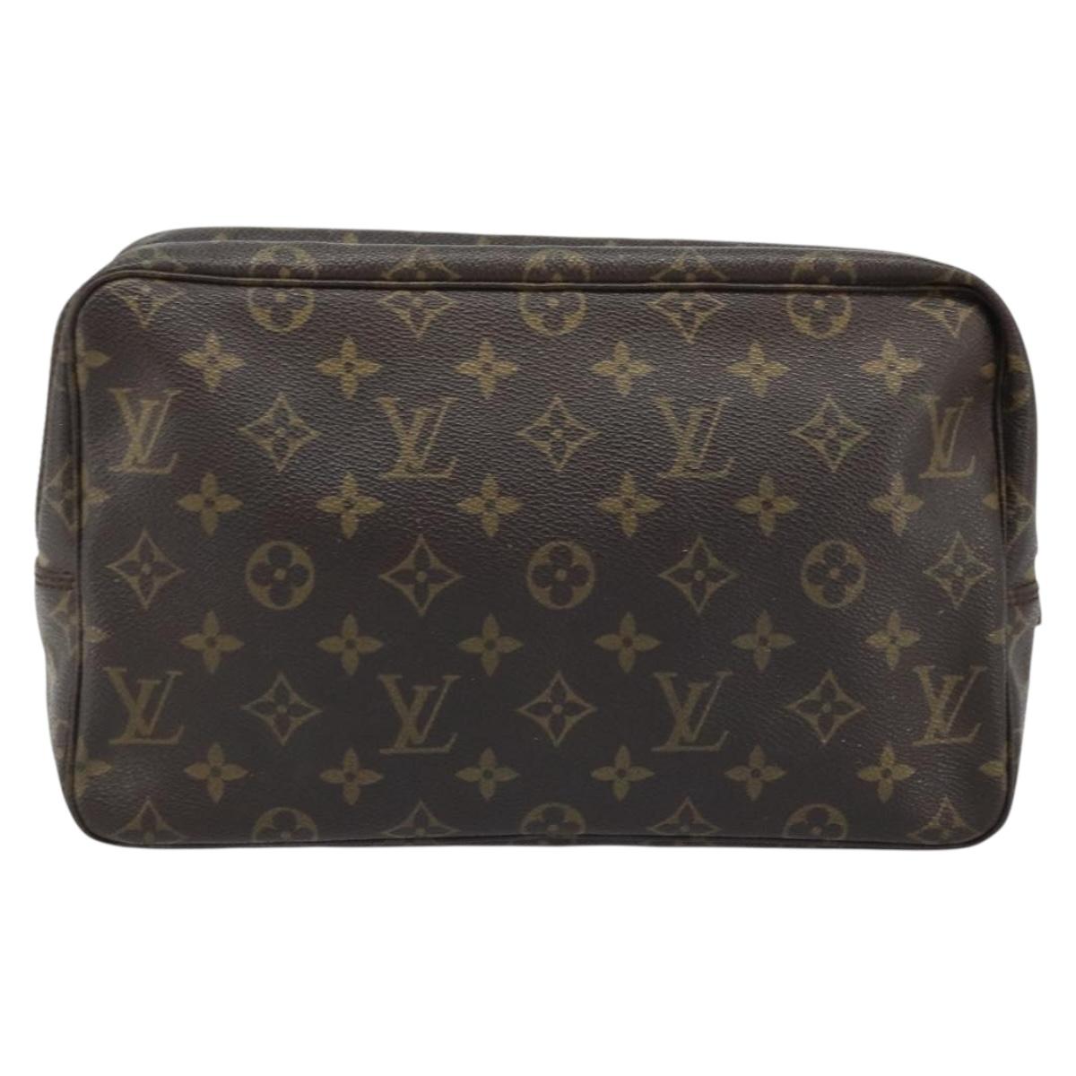 LOUIS VUITTON Monogram Trousse Toilette 28 Clutch Bag M47522 LV Auth 173738