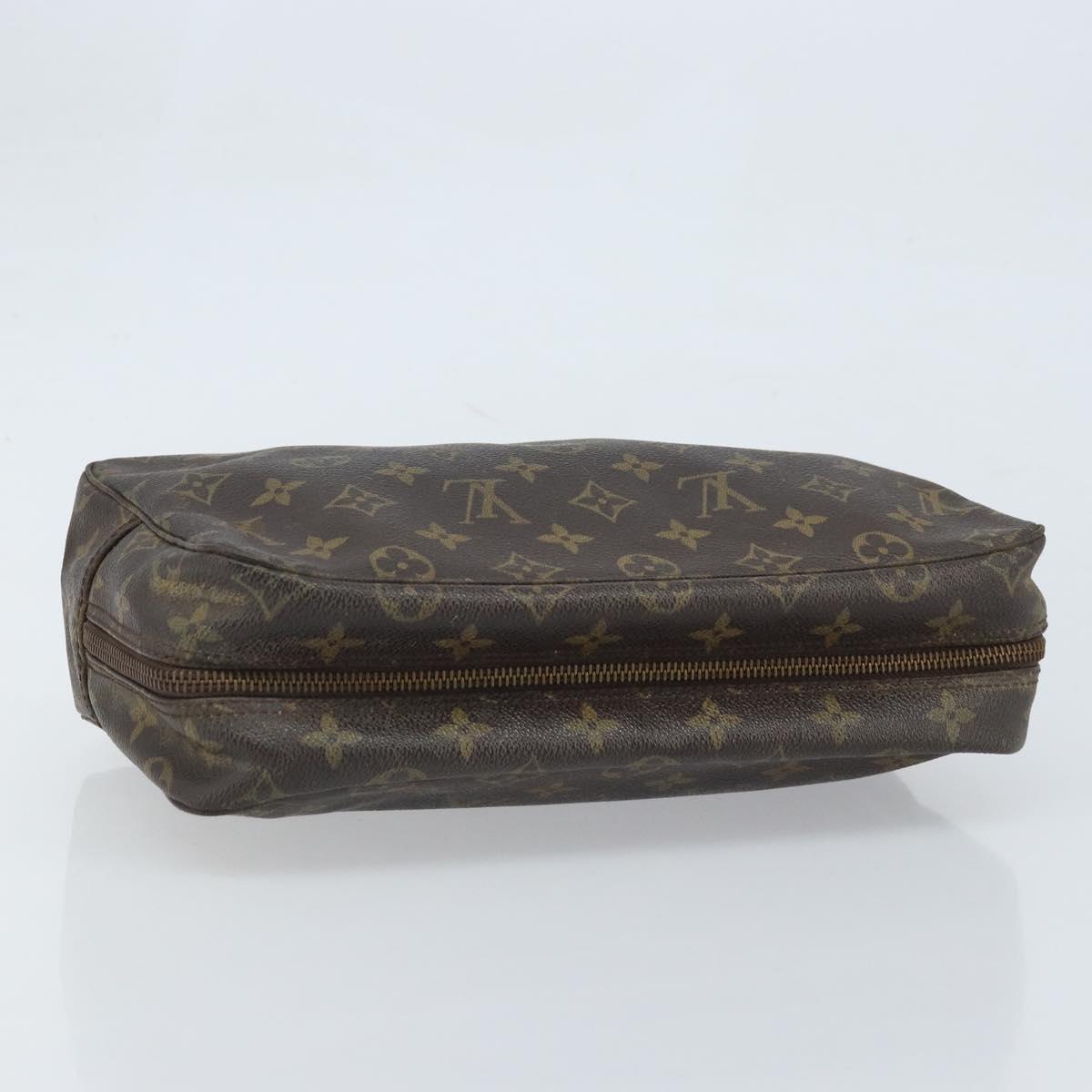 LOUIS VUITTON Monogram Trousse Toilette 28 Clutch Bag M47522 LV Auth 173738