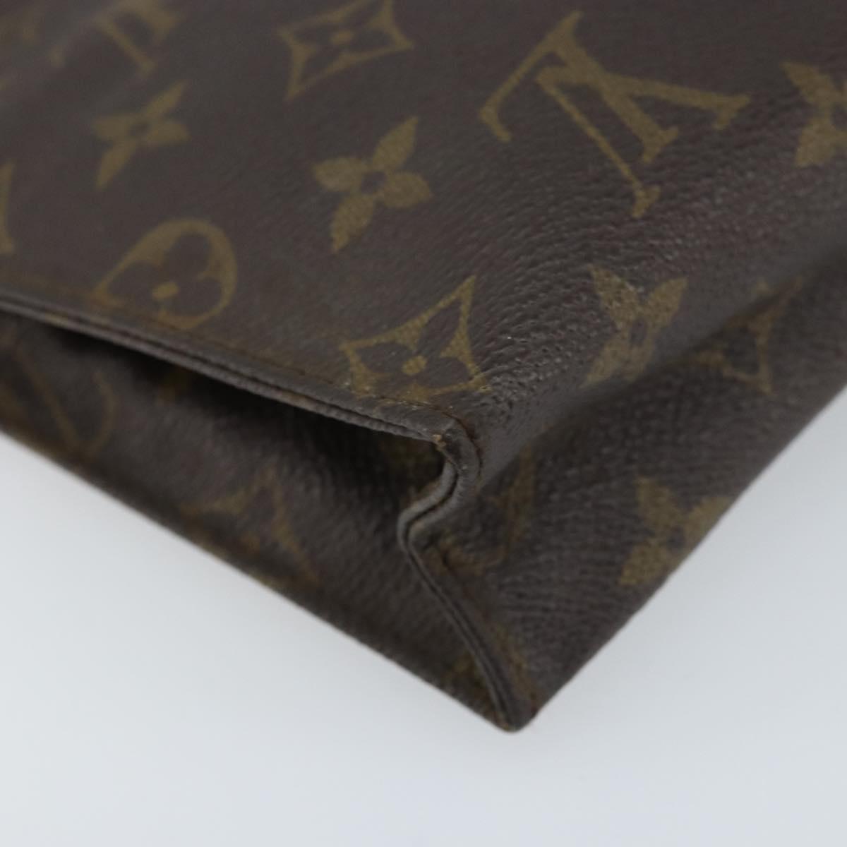 LOUIS VUITTON Monogram Poche Toilette 26 Pouch M47542 LV Auth 173742