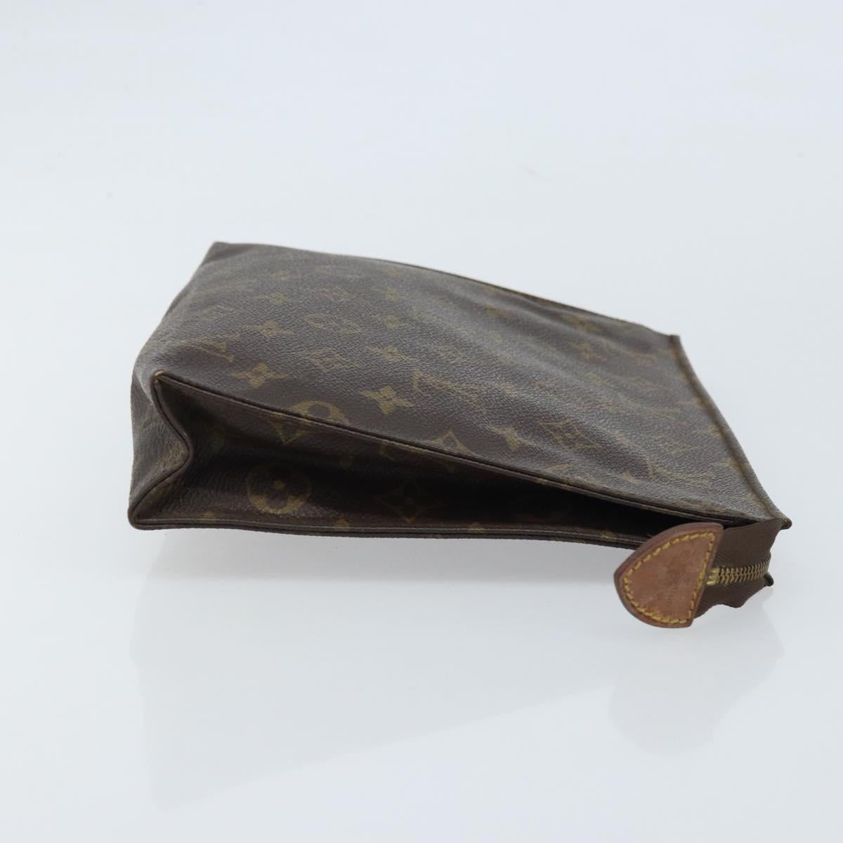 LOUIS VUITTON Monogram Poche Toilette 26 Pouch M47542 LV Auth 173742