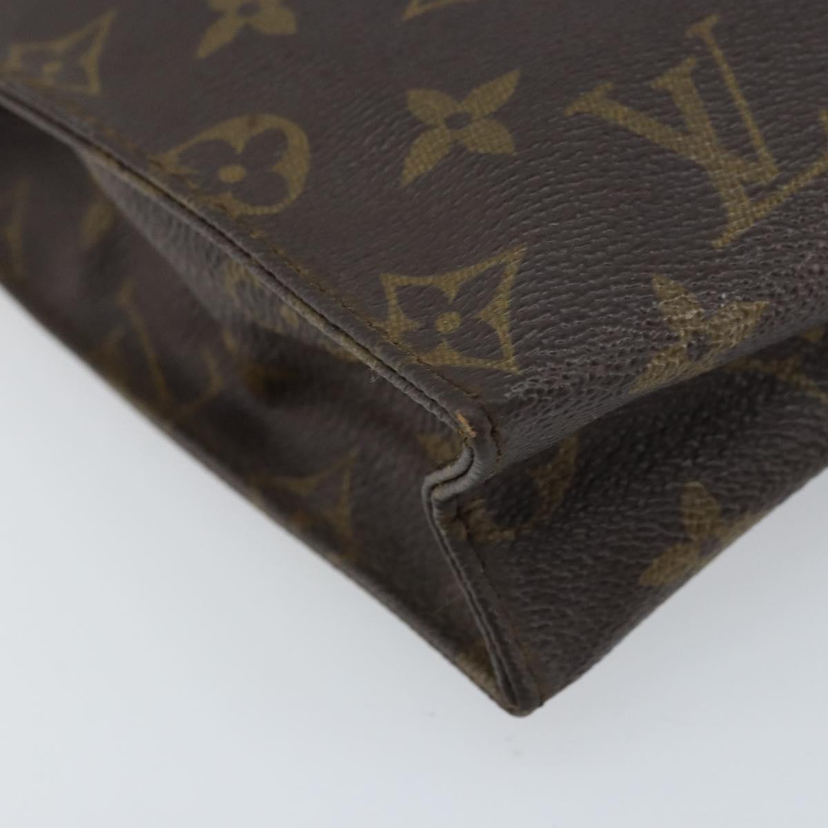 LOUIS VUITTON Monogram Poche Toilette 26 Pouch M47542 LV Auth 173742
