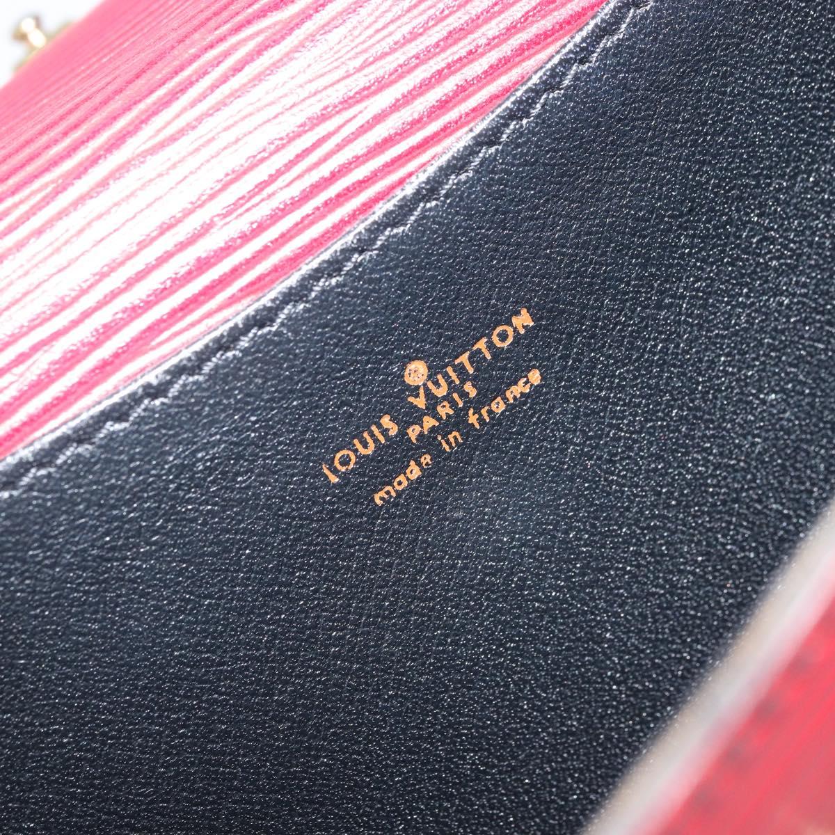 LOUIS VUITTON Epi Montagne 20 Clutch Bag Red LV Auth 173743