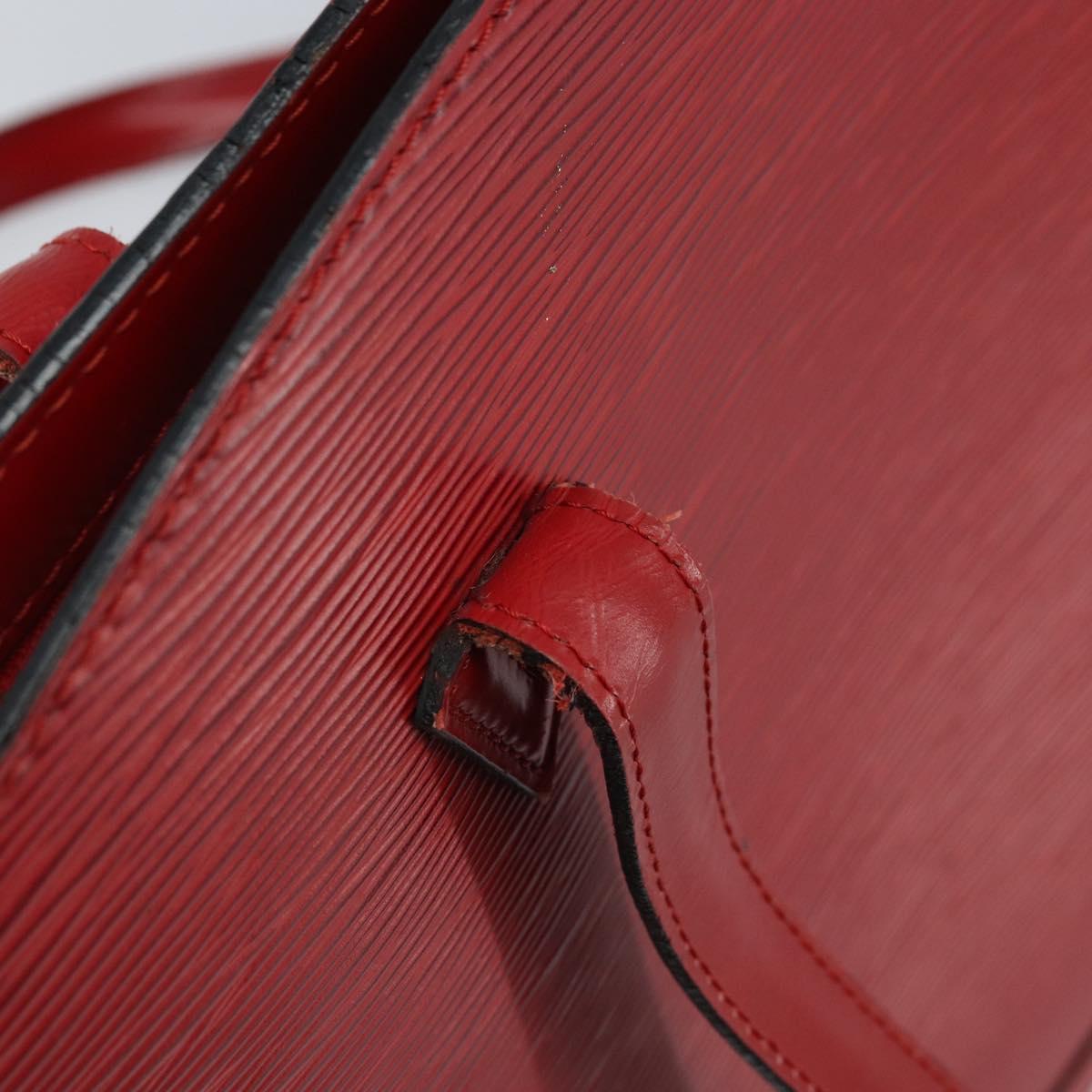 LOUIS VUITTON Epi Saint Jacques Shopping Shoulder Bag Red M52277 LV Auth 173745