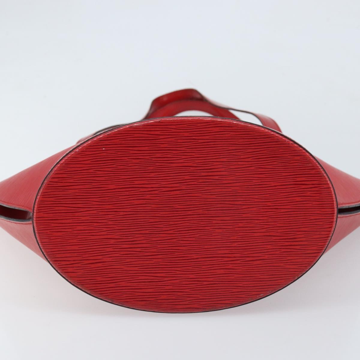 LOUIS VUITTON Epi Saint Jacques Shopping Shoulder Bag Red M52277 LV Auth 173745