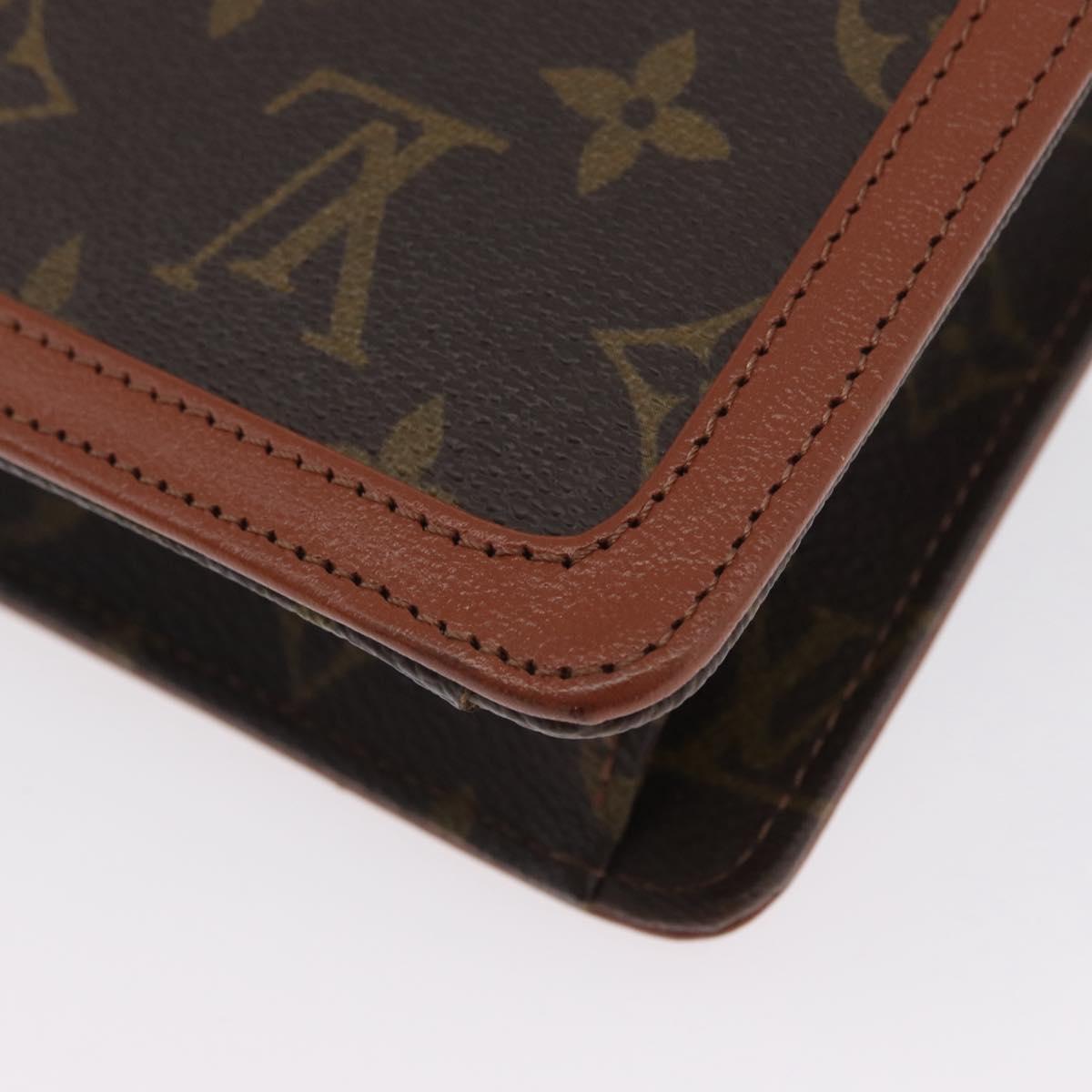 LOUIS VUITTON Monogram Pochette Dam PM Clutch Bag M51812 LV Auth 173755
