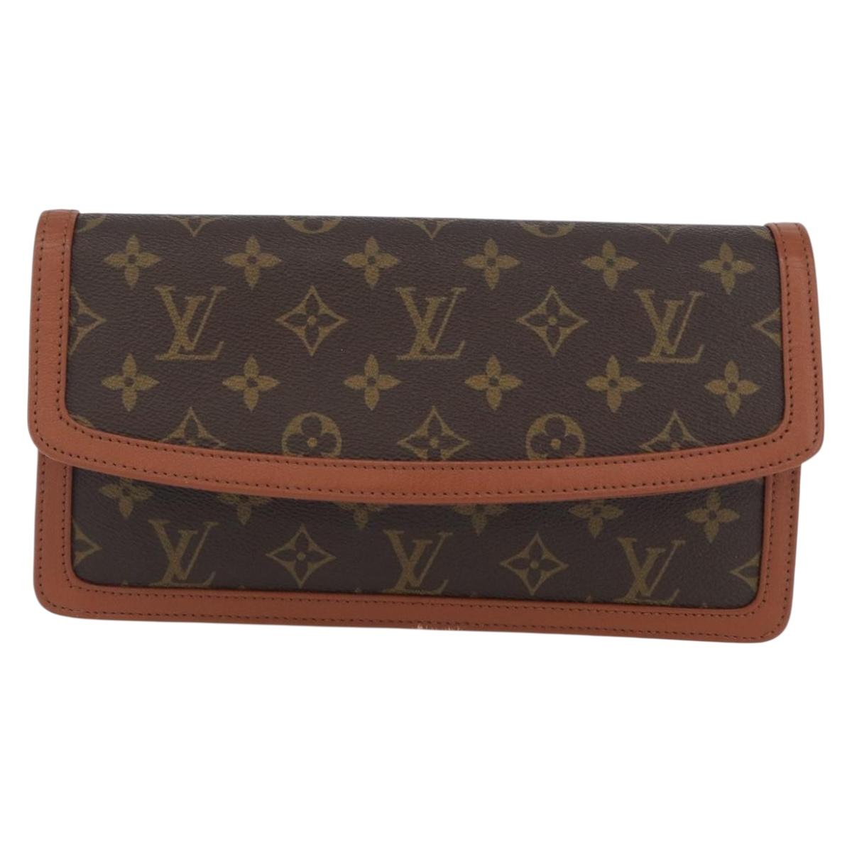 LOUIS VUITTON Monogram Pochette Dam PM Clutch Bag M51812 LV Auth 173755
