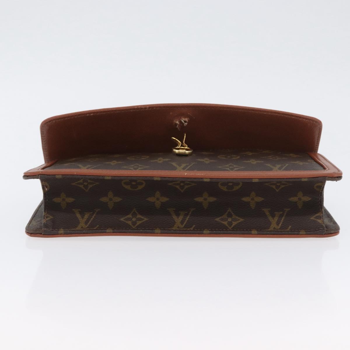 LOUIS VUITTON Monogram Pochette Dam PM Clutch Bag M51812 LV Auth 173755