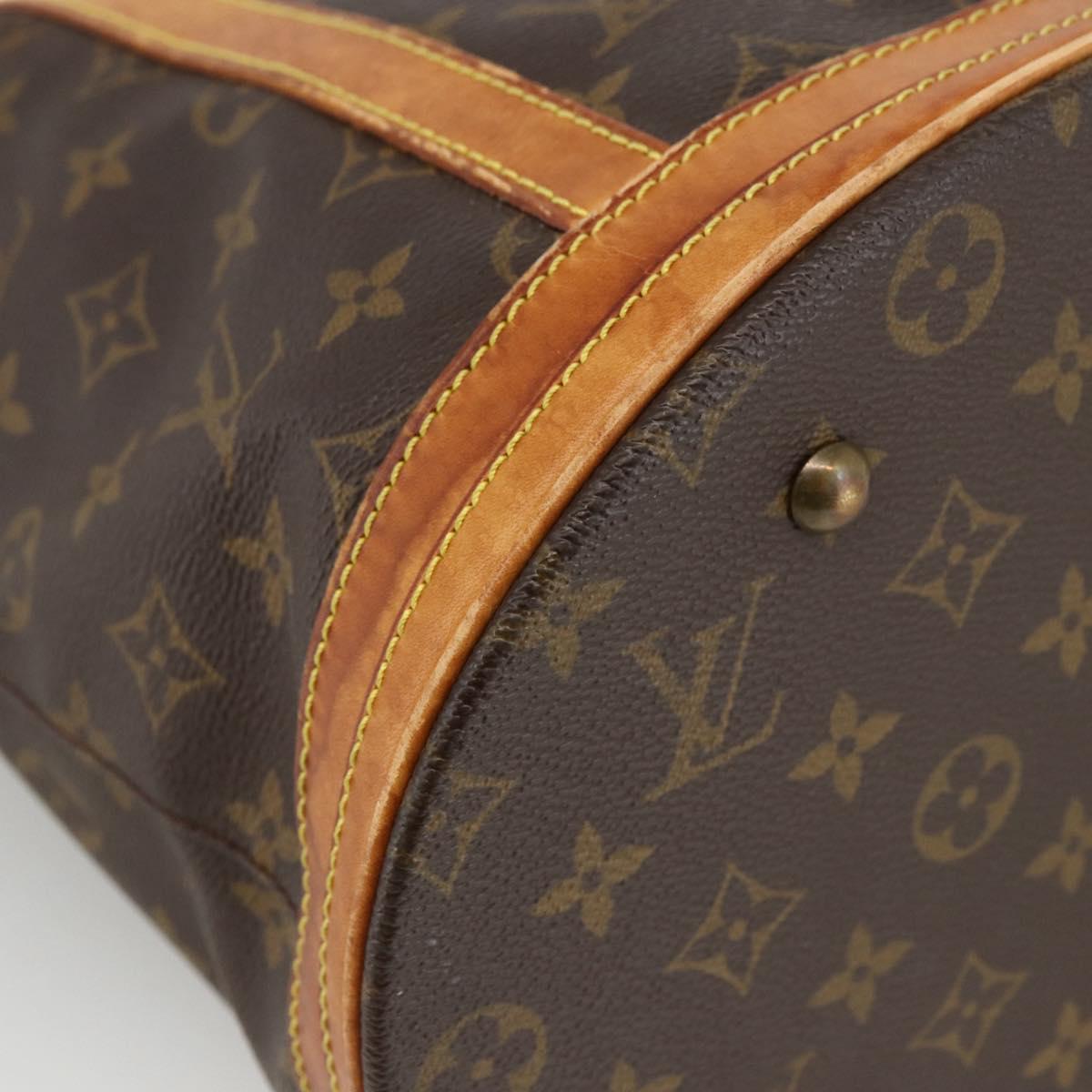 LOUIS VUITTON Monogram Bucket GM Shoulder Bag M42236 LV Auth 173758