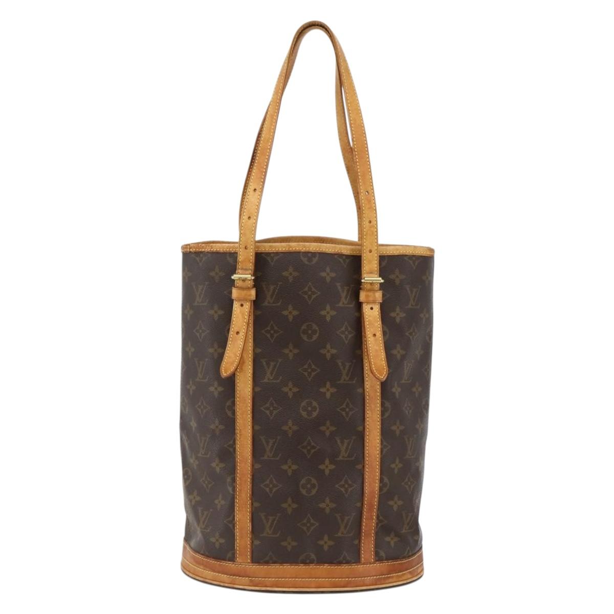 LOUIS VUITTON Monogram Bucket GM Shoulder Bag M42236 LV Auth 173758