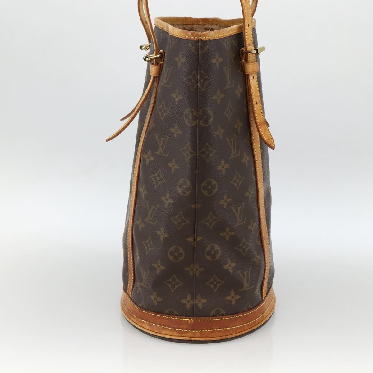 LOUIS VUITTON Monogram Bucket GM Shoulder Bag M42236 LV Auth 173758