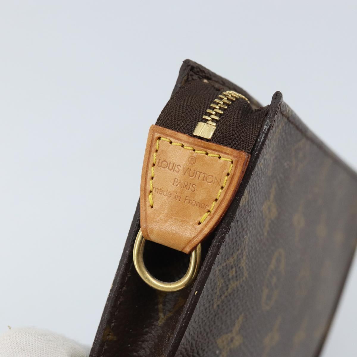 LOUIS VUITTON Monogram Bucket GM Accessory Pouch LV Auth 173759