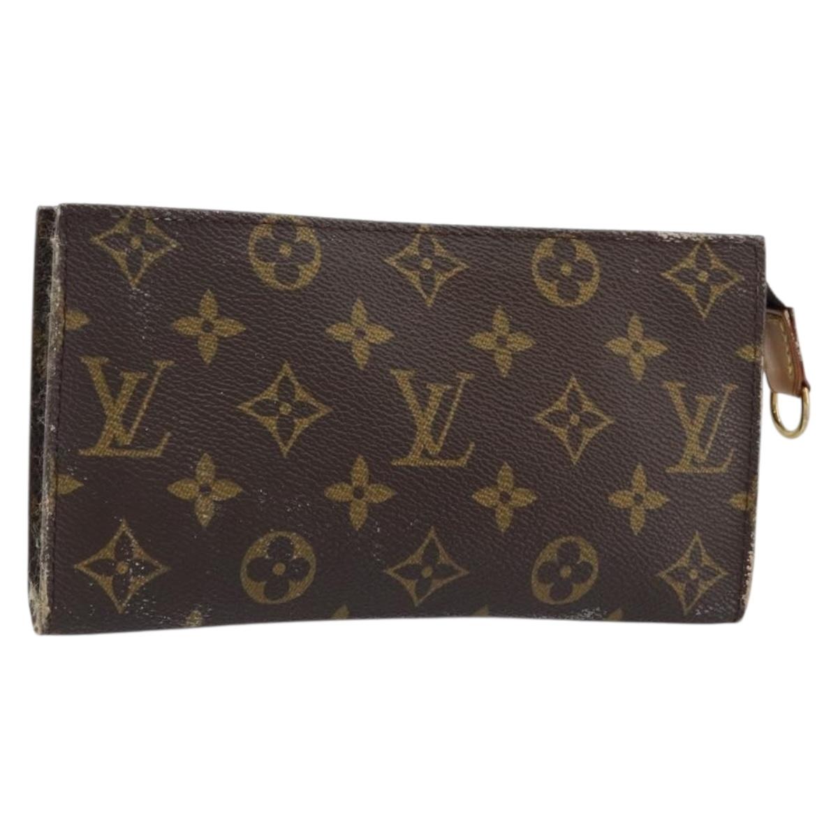 LOUIS VUITTON Monogram Bucket GM Accessory Pouch LV Auth 173761