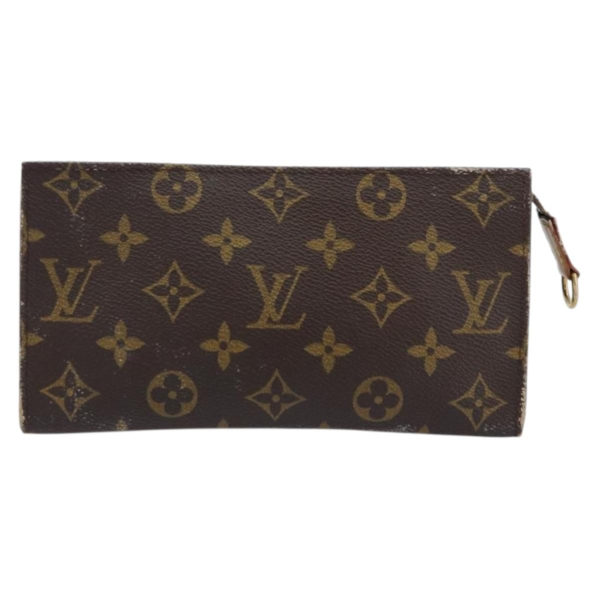 LOUIS VUITTON Monogram Bucket GM Accessory Pouch LV Auth 173761
