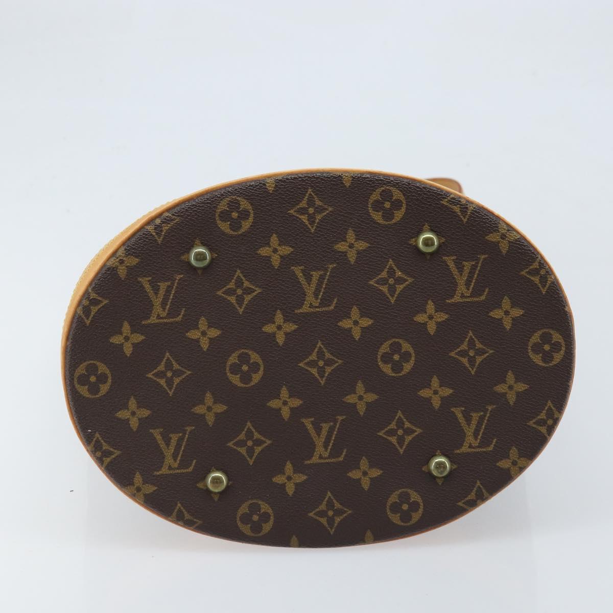 LOUIS VUITTON Monogram Bucket GM Shoulder Bag M42236 LV Auth 173762