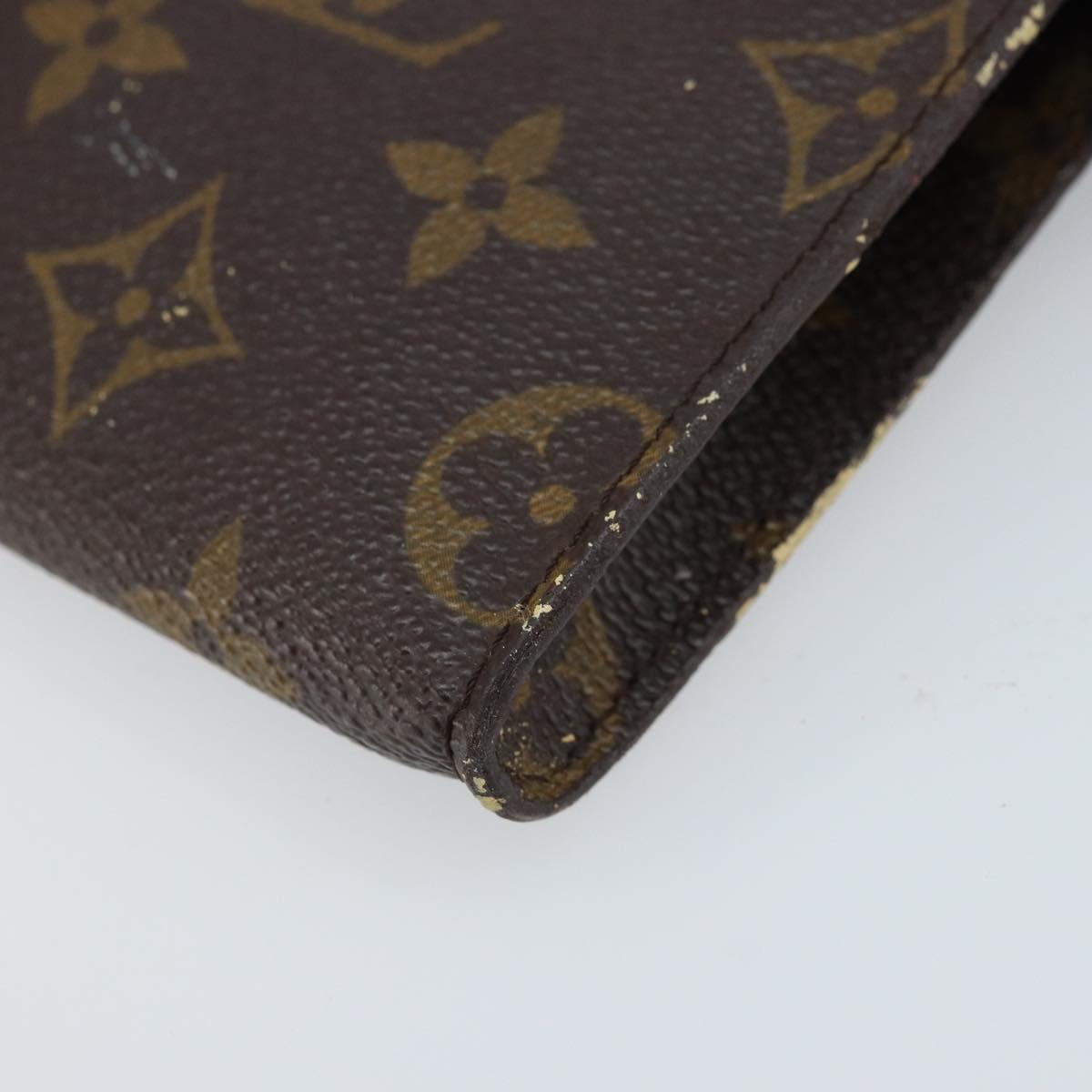 LOUIS VUITTON Monogram Bucket PM Accessory Pouch LV Auth 173764