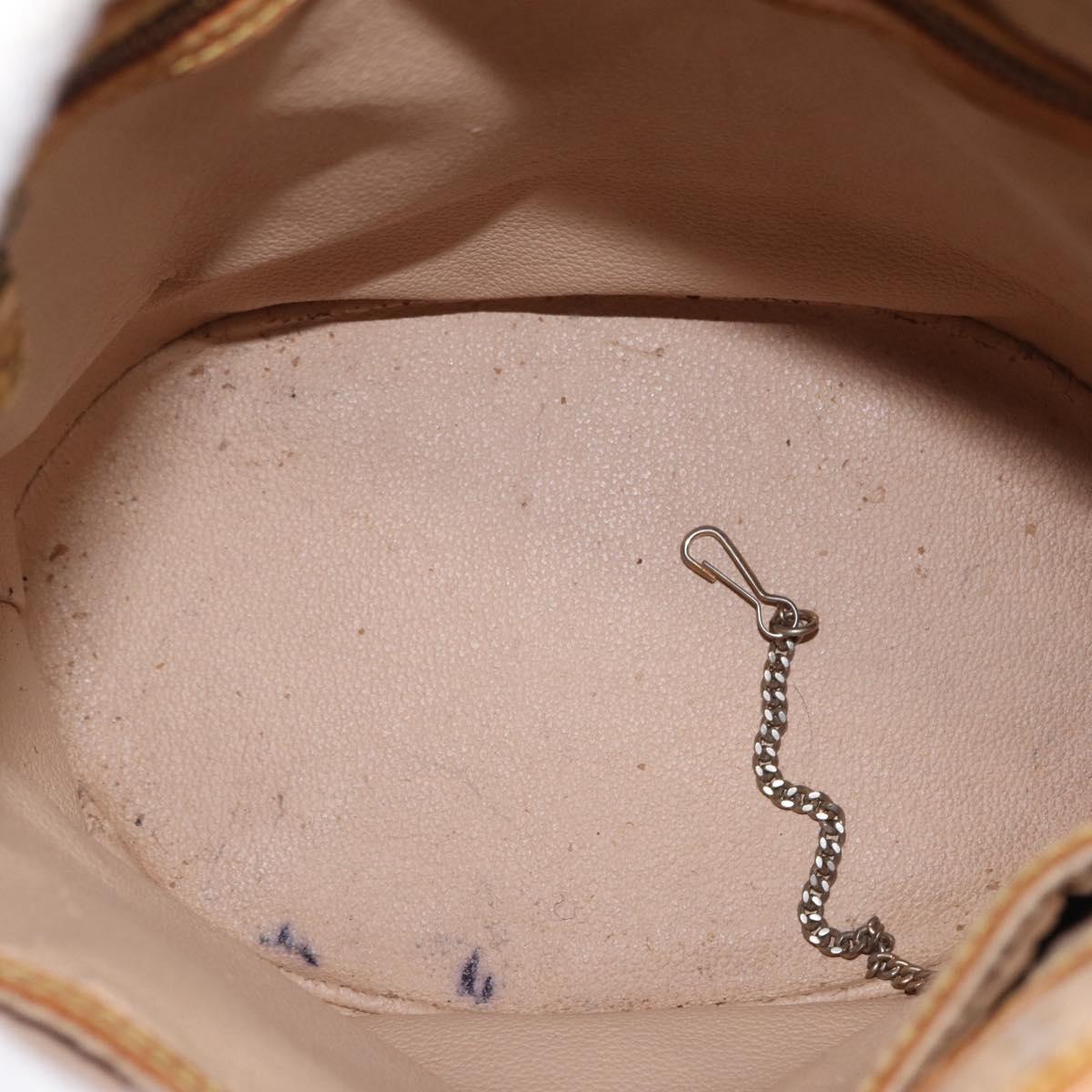 LOUIS VUITTON Monogram Bucket PM Shoulder Bag M42238 LV Auth 173765