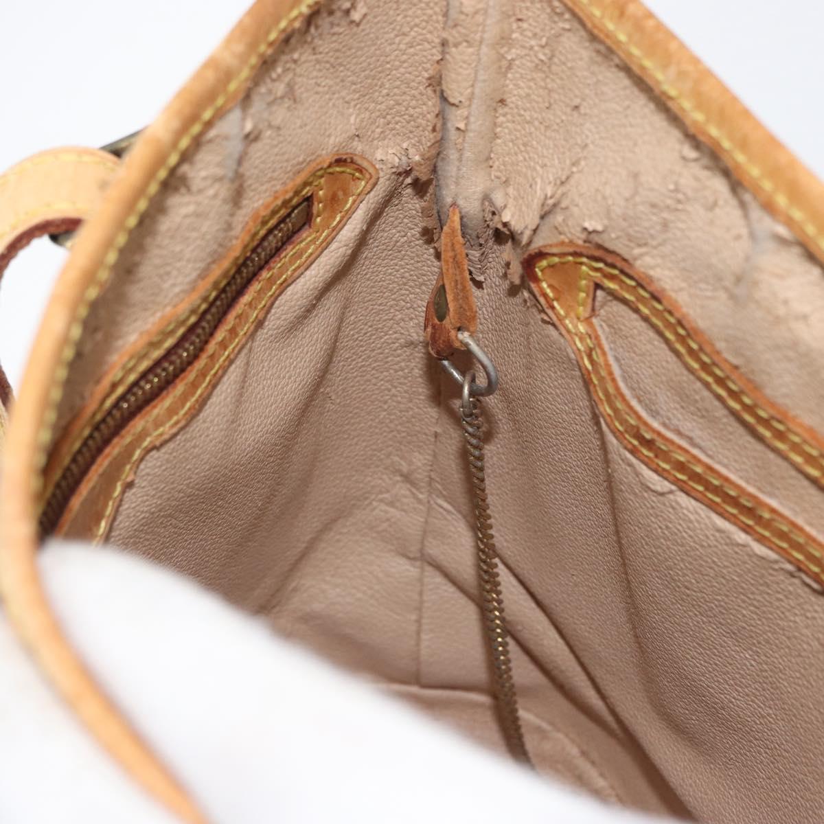 LOUIS VUITTON Monogram Bucket PM Shoulder Bag M42238 LV Auth 173765