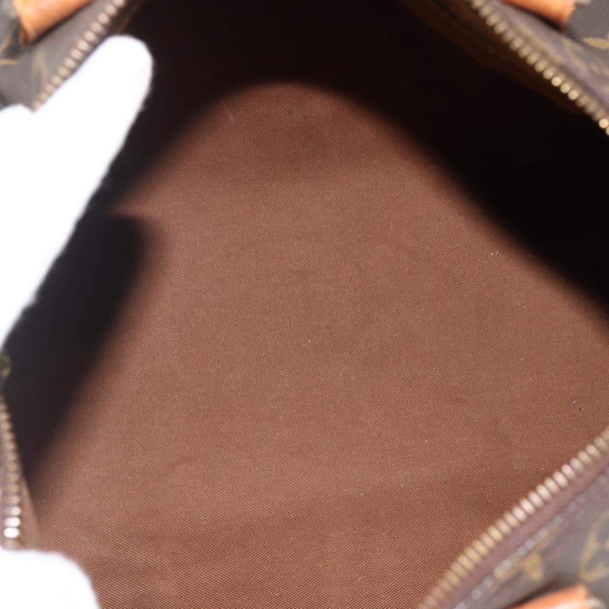LOUIS VUITTON Monogram Speedy 30 Hand Bag M41526 LV Auth 173767