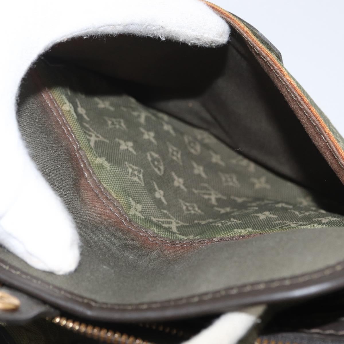 LOUIS VUITTON Monogram Mini Sac Marie Kate Bag TST Khaki M92507 LV Auth 173772