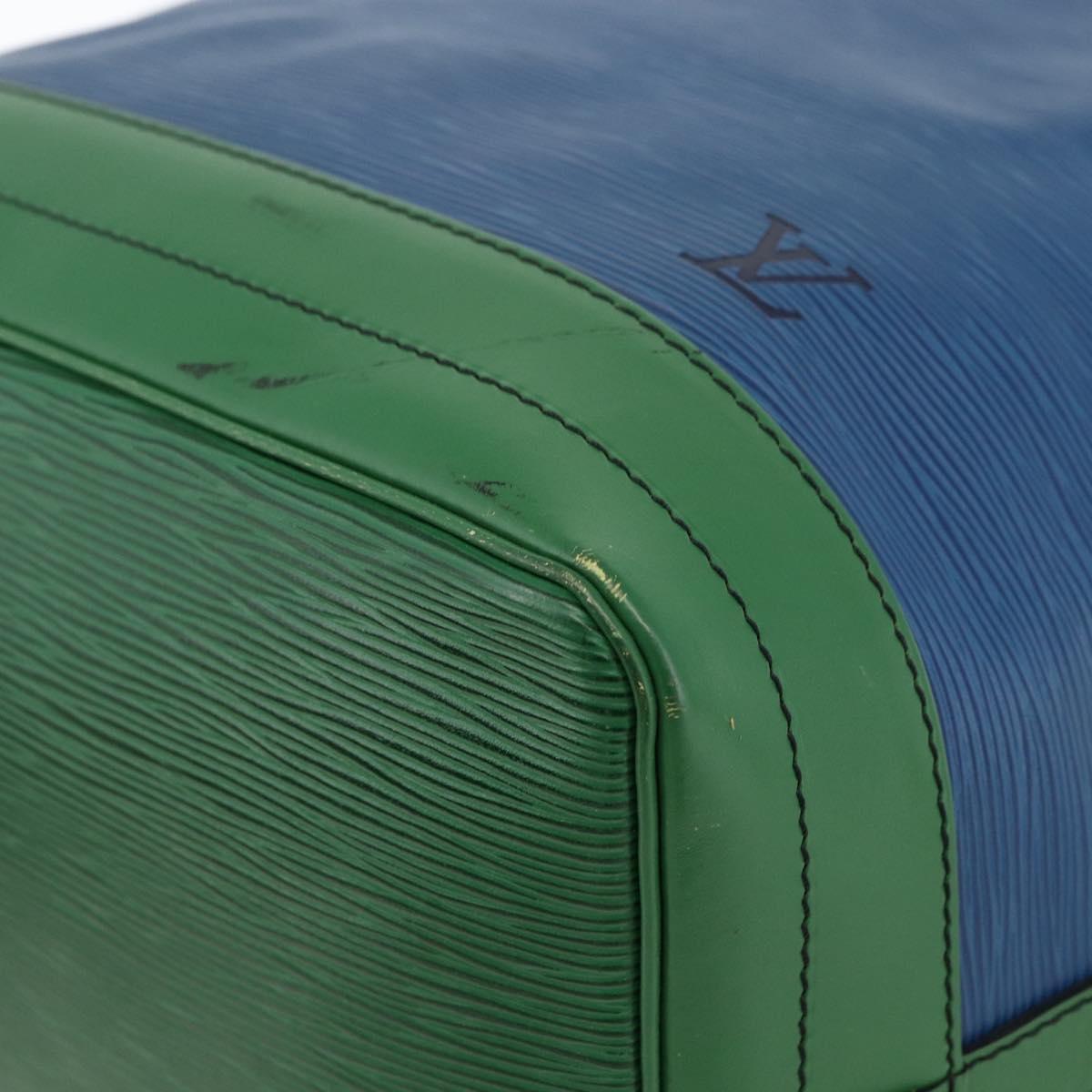 LOUIS VUITTON Epi Noe Shoulder Bag Bicolor Green Blue M44044 LV Auth 173773